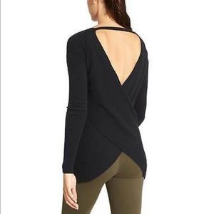 Athleta Open Back Cashmere Tunic Sweater - L Reversible